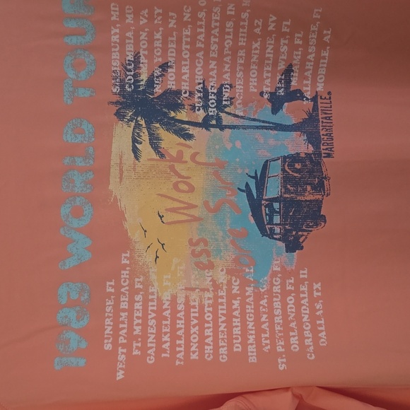 Margaritaville UPF 50+ Long Sleeve Top 1983 World Tour XL NWT - Picture 4 of 8